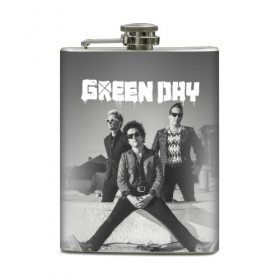 Фляга с принтом Green Day , металлический корпус | емкость 0,22 л, размер 125 х 94 мм. Виниловая наклейка запечатывается полностью | green day | greenday | punk | rock | грин дэй | группы | музыка | панк | рок