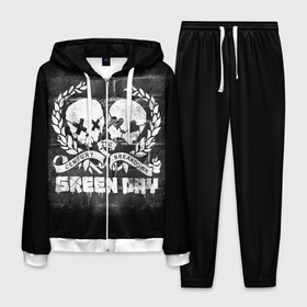 Мужской костюм 3D с принтом Green Day , 100% полиэстер | Манжеты и пояс оформлены тканевой резинкой, двухслойный капюшон со шнурком для регулировки, карманы спереди | green day | greenday | punk | rock | грин дэй | группы | музыка | панк | рок