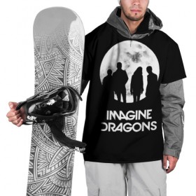 Накидка на куртку 3D с принтом Imagine Dragons , 100% полиэстер |  | believer | evolve | imagine dragons | night visions | radioactive | rock | группы | имейджин драгонс | инди | музыка | рок