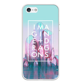 Чехол для iPhone 5/5S матовый с принтом Imagine Dragons , Силикон | Область печати: задняя сторона чехла, без боковых панелей | believer | evolve | imagine dragons | night visions | radioactive | rock | группы | имейджин драгонс | инди | музыка | рок