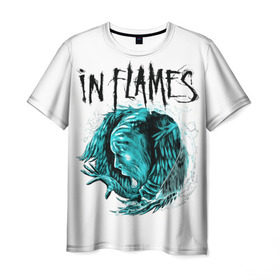 Мужская футболка 3D с принтом In Flames , 100% полиэфир | прямой крой, круглый вырез горловины, длина до линии бедер | battles | death metal | in flames | inflames | metal | rock | группы | дэт метал | метал | музыка | рок