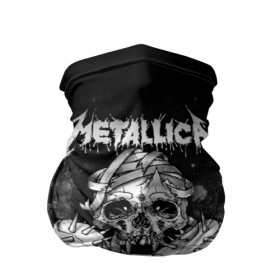 Бандана-труба 3D с принтом Metallica , 100% полиэстер, ткань с особыми свойствами — Activecool | плотность 150‒180 г/м2; хорошо тянется, но сохраняет форму | 