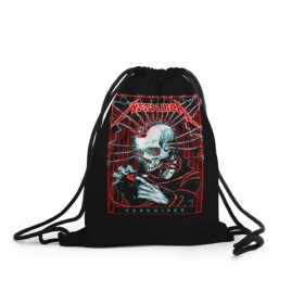Рюкзак-мешок 3D с принтом Metallica , 100% полиэстер | плотность ткани — 200 г/м2, размер — 35 х 45 см; лямки — толстые шнурки, застежка на шнуровке, без карманов и подкладки | heavy metal | metal | metallica | группы | метал | металлика | музыка | рок | трэш метал | хєви метал