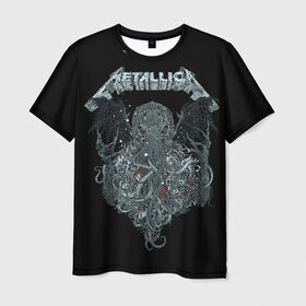 Мужская футболка 3D с принтом Metallica , 100% полиэфир | прямой крой, круглый вырез горловины, длина до линии бедер | heavy metal | metal | metallica | группы | метал | металлика | музыка | рок | трэш метал | хєви метал