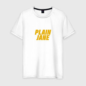 Мужская футболка хлопок с принтом A$AP Plain Jane , 100% хлопок | прямой крой, круглый вырез горловины, длина до линии бедер, слегка спущенное плечо. | 
