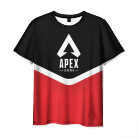 Мужская футболка 3D с принтом APEX LEGENDS , 100% полиэфир | прямой крой, круглый вырез горловины, длина до линии бедер | apex | legend | legends | titanfall | апекс | арех | бангалор | бладхаунд | верхушки | гибралтар | каустик | лайфлайн | легенда | легенды | ледженд | леджендс | мираж | орех | рэйф | титанфол