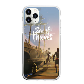 Чехол для iPhone 11 Pro Max матовый с принтом Sea of Thieves , Силикон |  | Тематика изображения на принте: blade | captain | game | hat | ken | pirate | sea of thieves | snake | sword | tatoo | woman | игры | пираты