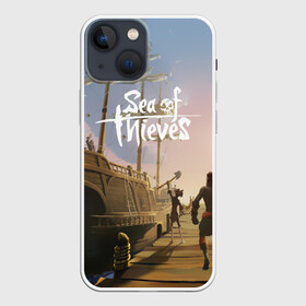 Чехол для iPhone 13 mini с принтом Sea of Thieves ,  |  | blade | captain | game | hat | ken | pirate | sea of thieves | snake | sword | tatoo | woman | игры | пираты