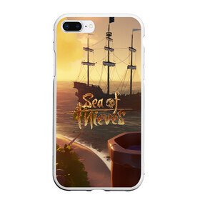 Чехол для iPhone 7Plus/8 Plus матовый с принтом Sea of Thieves , Силикон | Область печати: задняя сторона чехла, без боковых панелей | blade | captain | game | hat | ken | pirate | sea of thieves | snake | sword | tatoo | woman | игры | пираты