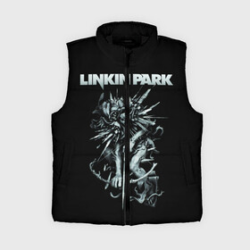 Женский жилет утепленный 3D с принтом Linkin Park ,  |  | chester bennington | linkin park | группы | линкин парк | метал | музыка | рок | честер беннингтон