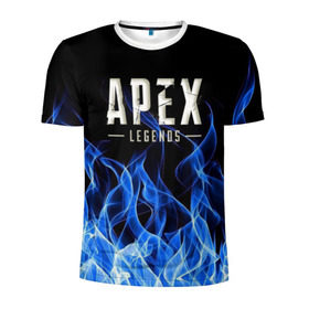 Мужская футболка 3D спортивная с принтом APEX LEGENDS , 100% полиэстер с улучшенными характеристиками | приталенный силуэт, круглая горловина, широкие плечи, сужается к линии бедра | apex | apex legends | апекс | апекс легенд | апекс легендс | бой | игра | компьютерная игра | королевская битва | лучшее | огонь | онлайн игра | пламя | популярное | хит | шутер