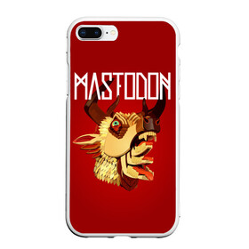 Чехол для iPhone 7Plus/8 Plus матовый с принтом Mastodon , Силикон | Область печати: задняя сторона чехла, без боковых панелей | Тематика изображения на принте: leviathan | mastodon | metal | sludge metal | stoner | грув метал | группы | мастодон | метал | музыка | рок