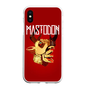 Чехол для iPhone XS Max матовый с принтом Mastodon , Силикон | Область печати: задняя сторона чехла, без боковых панелей | leviathan | mastodon | metal | sludge metal | stoner | грув метал | группы | мастодон | метал | музыка | рок