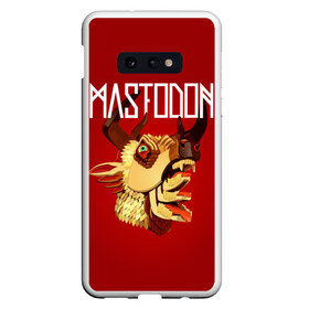 Чехол для Samsung S10E с принтом Mastodon , Силикон | Область печати: задняя сторона чехла, без боковых панелей | Тематика изображения на принте: leviathan | mastodon | metal | sludge metal | stoner | грув метал | группы | мастодон | метал | музыка | рок