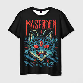 Мужская футболка 3D с принтом Mastodon , 100% полиэфир | прямой крой, круглый вырез горловины, длина до линии бедер | leviathan | mastodon | metal | sludge metal | stoner | грув метал | группы | мастодон | метал | музыка | рок