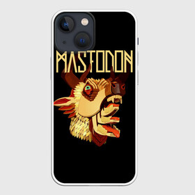 Чехол для iPhone 13 mini с принтом Mastodon ,  |  | leviathan | mastodon | metal | sludge metal | stoner | грув метал | группы | мастодон | метал | музыка | рок