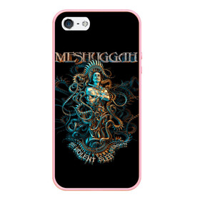 Чехол для iPhone 5/5S матовый с принтом Meshuggah , Силикон | Область печати: задняя сторона чехла, без боковых панелей | Тематика изображения на принте: djent | jens kidman | meshuggah | metal | грув метал | группы | метал | мешуга | музыка | рок