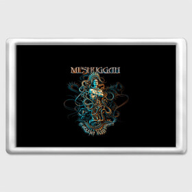 Магнит 45*70 с принтом Meshuggah , Пластик | Размер: 78*52 мм; Размер печати: 70*45 | Тематика изображения на принте: djent | jens kidman | meshuggah | metal | грув метал | группы | метал | мешуга | музыка | рок