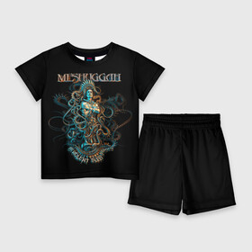 Детский костюм с шортами 3D с принтом Meshuggah ,  |  | Тематика изображения на принте: djent | jens kidman | meshuggah | metal | грув метал | группы | метал | мешуга | музыка | рок