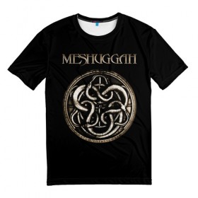 Мужская футболка 3D с принтом Meshuggah , 100% полиэфир | прямой крой, круглый вырез горловины, длина до линии бедер | djent | jens kidman | meshuggah | metal | грув метал | группы | метал | мешуга | музыка | рок