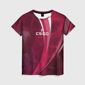 Женская футболка 3D с принтом cs:go - Ruby (Рубин) , 100% полиэфир ( синтетическое хлопкоподобное полотно) | прямой крой, круглый вырез горловины, длина до линии бедер | 0x000000123 | csgo | ruby | ксго | рубин
