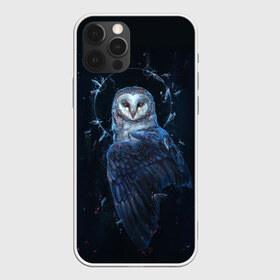 Чехол для iPhone 12 Pro Max с принтом сова , Силикон |  | owl | ночь | птица | сова | филин