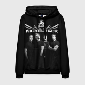 Мужская толстовка 3D с принтом Nickelback , 100% полиэстер | двухслойный капюшон со шнурком для регулировки, мягкие манжеты на рукавах и по низу толстовки, спереди карман-кенгуру с мягким внутренним слоем. | dark horse | feed the machine | nickelback | no fixed adress | группы | метал | музыка | никлбэк | рок | хард рок | чед крюгер