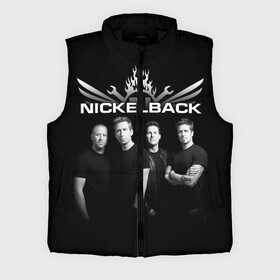 Мужской жилет утепленный 3D с принтом Nickelback ,  |  | dark horse | feed the machine | nickelback | no fixed adress | группы | метал | музыка | никлбэк | рок | хард рок | чед крюгер