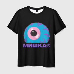 Мужская футболка 3D с принтом Mishka NYC , 100% полиэфир | прямой крой, круглый вырез горловины, длина до линии бедер | Тематика изображения на принте: addict | keep watch | mishka | mishkanyc | nyc | ski patrol crewneck | tessa violet | бренд | мишка | стритвер | тесса виолет | уличная мода | урбан стаил