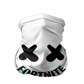 Бандана-труба 3D с принтом FORTNITE x MARSHMELLO , 100% полиэстер, ткань с особыми свойствами — Activecool | плотность 150‒180 г/м2; хорошо тянется, но сохраняет форму | 2019 | dj | fortnite | game | glitch | marshmello | usa | америка | глитч | игра | клубная музыка | маршмелло | музыка | музыкант | ф | фортнайт