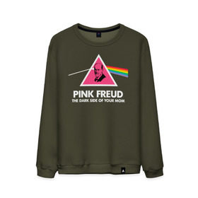 Мужской свитшот хлопок с принтом Pink Freud , 100% хлопок |  | Тематика изображения на принте: pink freud | sigmund freud | зигмунд фрейд | фрейд