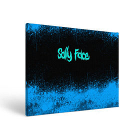 Холст прямоугольный с принтом Sally Face (19) , 100% ПВХ |  | face | fisher | larry johnson | mask | sally | sally face | sally fisher | демоны | духи | маска | призраки | салли | салли фейс | салли фишер | фейс