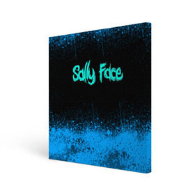 Холст квадратный с принтом Sally Face (19) , 100% ПВХ |  | face | fisher | larry johnson | mask | sally | sally face | sally fisher | демоны | духи | маска | призраки | салли | салли фейс | салли фишер | фейс