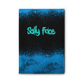 Обложка для автодокументов с принтом Sally Face (19) , натуральная кожа |  размер 19,9*13 см; внутри 4 больших “конверта” для документов и один маленький отдел — туда идеально встанут права | face | fisher | larry johnson | mask | sally | sally face | sally fisher | демоны | духи | маска | призраки | салли | салли фейс | салли фишер | фейс