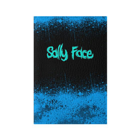 Обложка для паспорта матовая кожа с принтом Sally Face (19) , натуральная матовая кожа | размер 19,3 х 13,7 см; прозрачные пластиковые крепления | face | fisher | larry johnson | mask | sally | sally face | sally fisher | демоны | духи | маска | призраки | салли | салли фейс | салли фишер | фейс