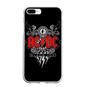 Чехол для iPhone 7Plus/8 Plus матовый с принтом AC DC , Силикон | Область печати: задняя сторона чехла, без боковых панелей | ac dc | acdc | группы | метал | музыка | рок | хард рок | эйси диси | эйсидиси