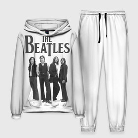 Мужской костюм 3D (с толстовкой) с принтом The Beatles ,  |  | beatles | the beatles | битлз | битлс | битлы | группы | джон леннон | джордж харрисон | легенды | музыка | пол маккартни | ринго старр | рок
