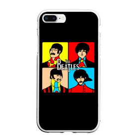 Чехол для iPhone 7Plus/8 Plus матовый с принтом The Beatles , Силикон | Область печати: задняя сторона чехла, без боковых панелей | beatles | the beatles | битлз | битлс | битлы | группы | джон леннон | джордж харрисон | легенды | музыка | пол маккартни | ринго старр | рок