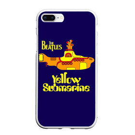 Чехол для iPhone 7Plus/8 Plus матовый с принтом The Beatles Yellow Submarine , Силикон | Область печати: задняя сторона чехла, без боковых панелей | beatles | the beatles | yellow submarine | битлз | битлс | битлы | группы | джон леннон | джордж харрисон | легенды | музыка | пол маккартни | ринго старр | рок