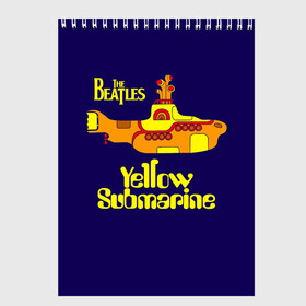 Скетчбук с принтом The Beatles Yellow Submarine , 100% бумага
 | 48 листов, плотность листов — 100 г/м2, плотность картонной обложки — 250 г/м2. Листы скреплены сверху удобной пружинной спиралью | beatles | the beatles | yellow submarine | битлз | битлс | битлы | группы | джон леннон | джордж харрисон | легенды | музыка | пол маккартни | ринго старр | рок