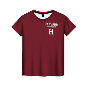 Женская футболка 3D с принтом Harvard University , 100% полиэфир ( синтетическое хлопкоподобное полотно) | прямой крой, круглый вырез горловины, длина до линии бедер | harvard university | usa | америка | вуз | гарвард | колледж | образование | студенты | сша | университет | школа