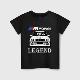 Детская футболка хлопок с принтом BMW Power LEGEND , 100% хлопок | круглый вырез горловины, полуприлегающий силуэт, длина до линии бедер | bmw | legend | motorsport | power | авто | автомобиль | бмв | бумер | бэха | крутая | легенда | машина | немецкое | тачка