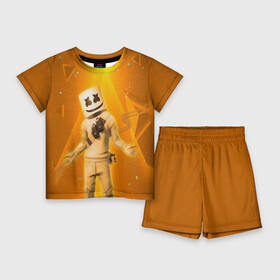 Детский костюм с шортами 3D с принтом Fortnite  Marshmello ,  |  | Тематика изображения на принте: fortnite | marshmello | диджей | игра | клуб | клубная музыка | компьютерная игра | маршмеллоу | маршмэлло | маршмэллоу | музыка | симулятор | фортнайт | электронная