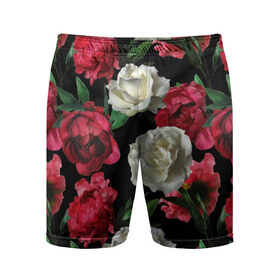 Мужские шорты 3D спортивные с принтом Розы ,  |  | f | flora | flowers | greens | leaves | nature | ornament | patterns | petals | red | roses | style | white | youth | белые | зелень | иллюстрация | красные | лепестки | листья | мода | молодежная | орнамент | природа | розовые | розы | стиль | узоры | фл