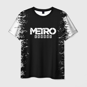 Мужская футболка 3D с принтом METRO EXODUS , 100% полиэфир | прямой крой, круглый вырез горловины, длина до линии бедер | exodus | horror | metro 2033 | metro exodus | survival | игры | исход | метро | метро 2035
