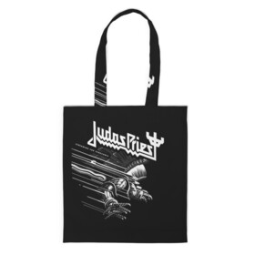 Шоппер 3D с принтом Judas Priest , 100% полиэстер | Плотность: 200 г/м2; Размер: 34×35 см; Высота лямок: 30 см | judas priest | metal | rock | группы | метал | музыка | рок | хард рок | хэви метал