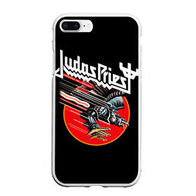 Чехол для iPhone 7Plus/8 Plus матовый с принтом Judas Priest , Силикон | Область печати: задняя сторона чехла, без боковых панелей | judas priest | metal | rock | группы | метал | музыка | рок | хард рок | хэви метал