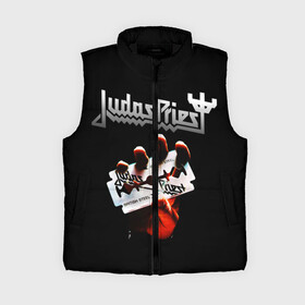 Женский жилет утепленный 3D с принтом Judas Priest ,  |  | judas priest | metal | rock | группы | метал | музыка | рок | хард рок | хэви метал