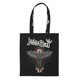 Шоппер 3D с принтом Judas Priest , 100% полиэстер | Плотность: 200 г/м2; Размер: 34×35 см; Высота лямок: 30 см | judas priest | metal | rock | группы | метал | музыка | рок | хард рок | хэви метал