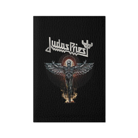 Обложка для паспорта матовая кожа с принтом Judas Priest , натуральная матовая кожа | размер 19,3 х 13,7 см; прозрачные пластиковые крепления | judas priest | metal | rock | группы | метал | музыка | рок | хард рок | хэви метал